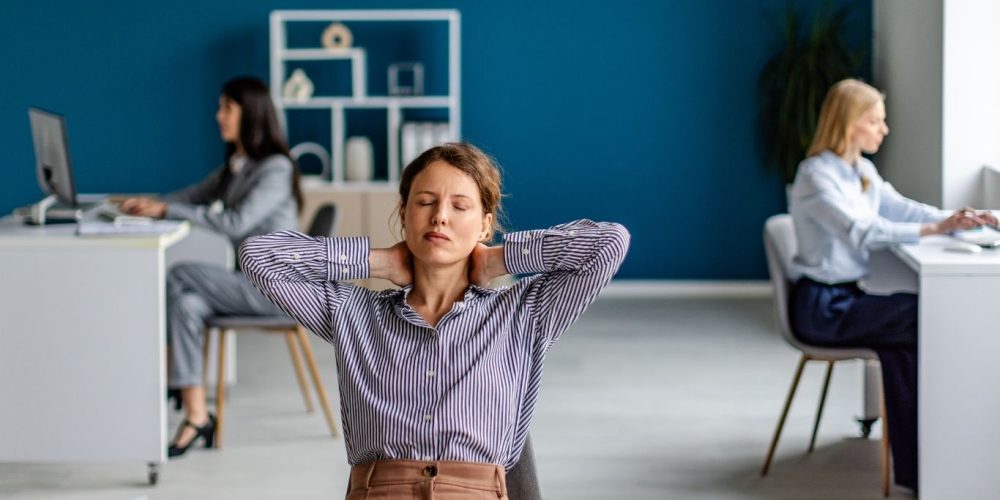 Somatic exercises for neck pain